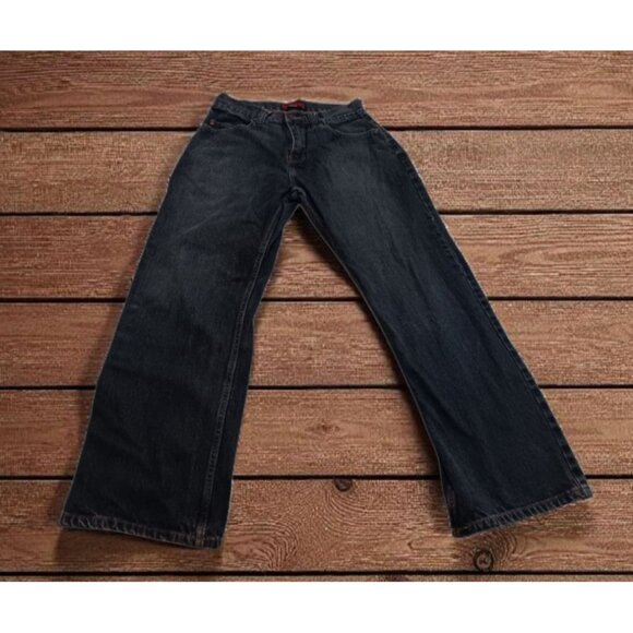 Mens Vtg 90s Easy Anchor Blue Baggy Skater Grunge Blue Denim Jeans 31 x 30 - Picture 1 of 11